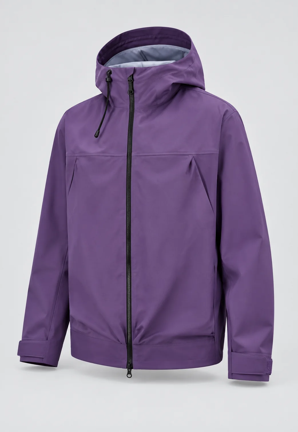 Purple technical outerwear jacket